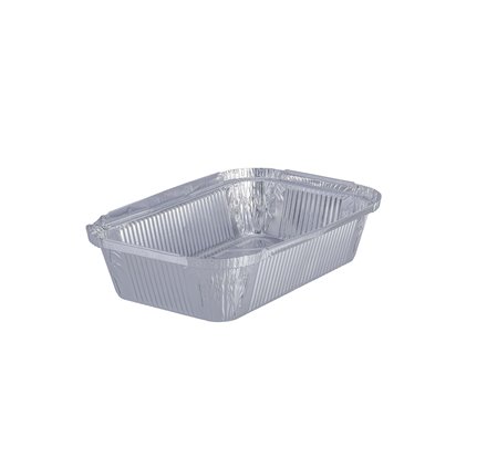 Pack 100 uni. Forma de aluminio retangular 1250ml