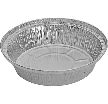 Pack 100 uni. Forma de aluminio redonda 750ml