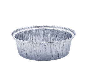 Pack 100 uni. Forma de aluminio redonda 1420ml