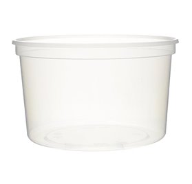Pack 50 uni. Taça plástica sopa take away para sopa 500ml