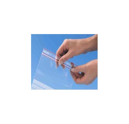 Saco Minigrip® Anti UV com area de escrita