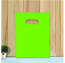 Saco plastico asa vazada 30x40