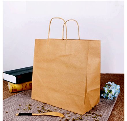 Pack 200 Sacos papel 32x20x31cm take away