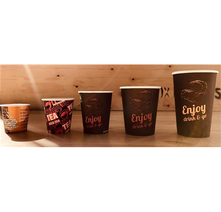 Pack 100 uni. Copo de cartão 120ml