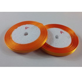 Fita Cetim 10mm 25 Metros - Laranja