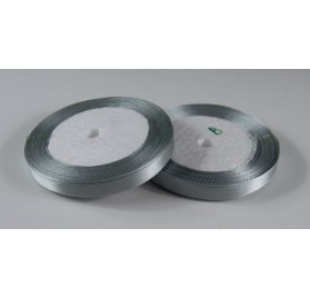 Fita Cetim 10mm 25 Metros - Cinzento