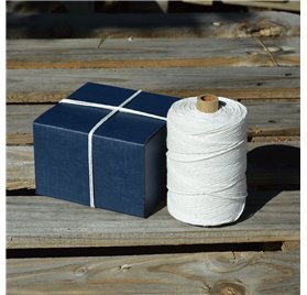 Bobina de hilo de algodón pulido 250mt