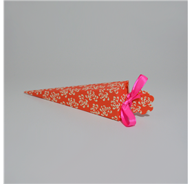Boîte pour cadeau - Cono in Corallo 40x40x155mm