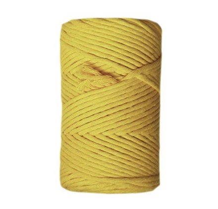 Macrame urdimbre 9mm 75m Pineapple yellow