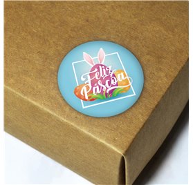 x25 Stickers Pâques 1 - 40x40mm