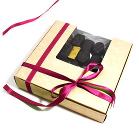 Gift Box - Off-Center Cardboard Box 175x175x35mm