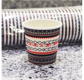Pack 100 uni. Copo de cartão café 80ml
