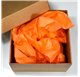 Papel Seda Salmon para enchimento de caixas de cartão para encomendas