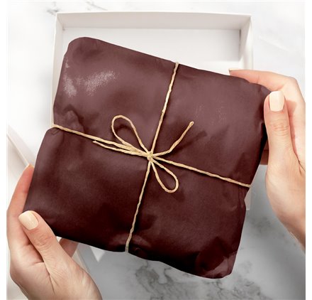 Embrulho Papel Seda Deep Hazel 