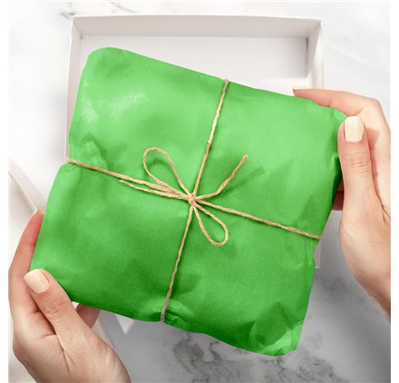 500 folhas Papel de seda Unforgettable Green 50x75cm