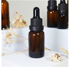 Frasco de vidro Ambar 15 ml