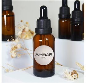 Frasco de vidro Ambar 30 ml