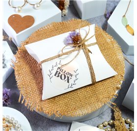 Scatola per regalo – Cuscino bianco 120x100x30mm
