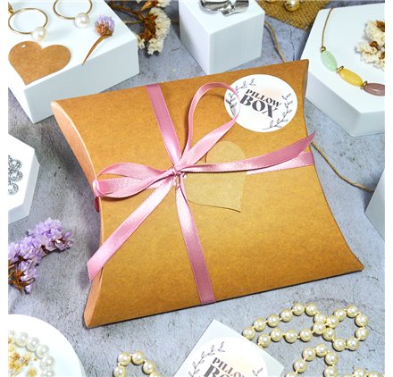 Boîte kraft ovale 185x165x55mm 