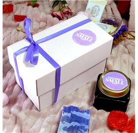 Gourmet-Box klein Farbe weiß 180x95x105mm Maßnahmen