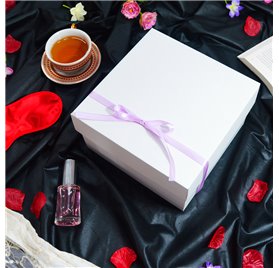 Misure di 205x205x120mm di gourmet casella colore medio bianco