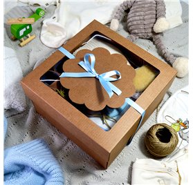 Misure scatola colore naturale medio 205x205x120mm gourmet