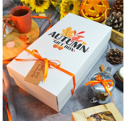 Misure di grande Gourmet casella colore bianco 350x190x105mm