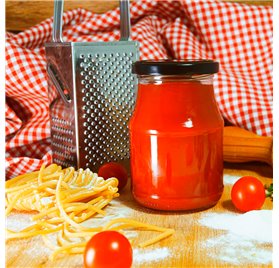 Frasco de vidro Ketchup 370ml