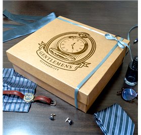 Gourmet-Box Extra Large Naturfarben 350x320x105mm Maßnahmen