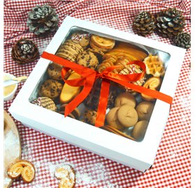 Gourmet-Box Extra Large Farbe weiß 350x320x105mm Maßnahmen