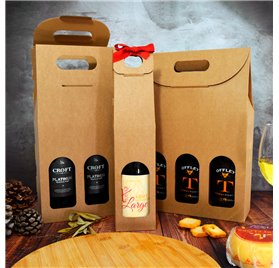 Boite en carton pour 1 2 ou 3 bouteilles de vin Rebelde Way
