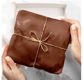 Papel Seda Chocolate Brown 50x75cm