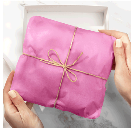 Papel Seda Peach Pink 50x75cm