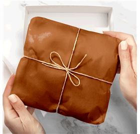 Papel Seda Hazel Brown 50x75cm