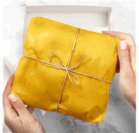 Papel Seda Tangerine Yellow 50x75cm