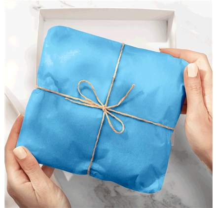 Papel Seda Baby Blue 50x75cm