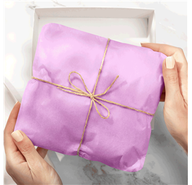 Papier Soie Baby Pink 50x75cm