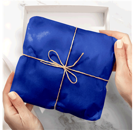 Papel Seda Blueberry Blue 50x75cm