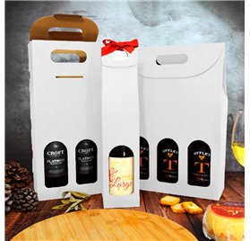 Caja de carton para 1 2 ou 3 garrafas Rebelde Way