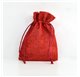 Saco 10x14cm juta Bordeaux