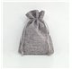 Saco 10x14cm juta Space Grey