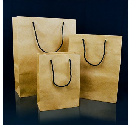 Papiertüte mit Kordelzuggriff