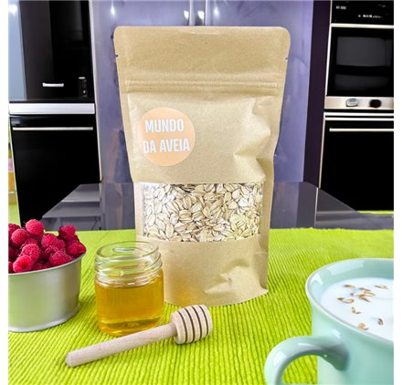 Saco stand up papel com janela 100ml