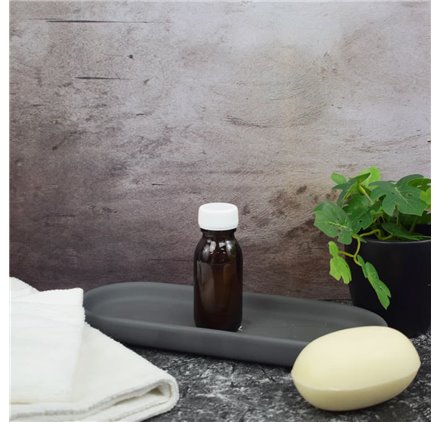 Szeroki otwór butelki 60 ml bursztyn