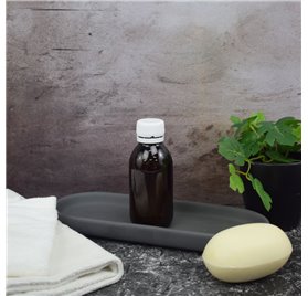 Amber Flask 125ml Wide Opening