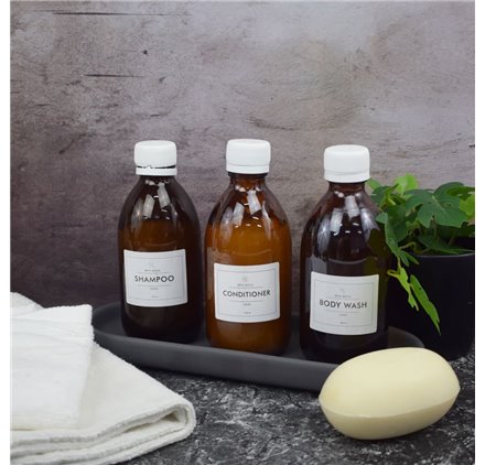 Flacon Bouche Large Ambré 250ml 25cl