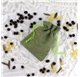 Saco 10x14cm juta Emerald Green