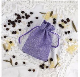 Saco juta Lavender Royal 10x14cm