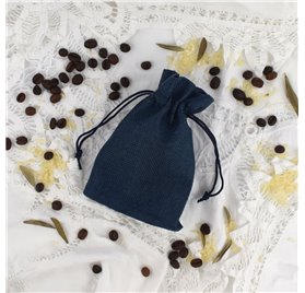 Sacs de Jute Navy Blue 10x14cm
