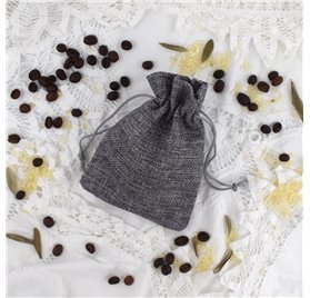 Sacs de Jute Space Grey 10x14cm